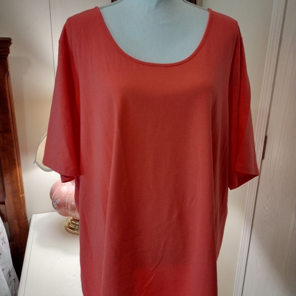 Belle By Kim Gravel 3XL Coral